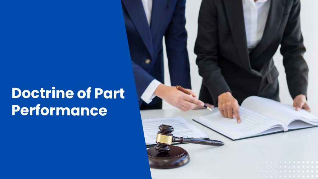 Doctrine of Part Performance